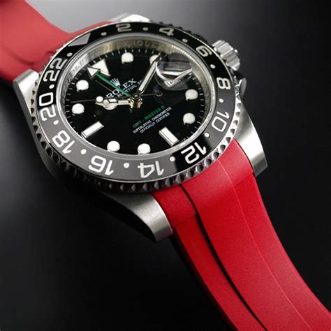 rolex with red strap|genuine rolex watch straps uk.